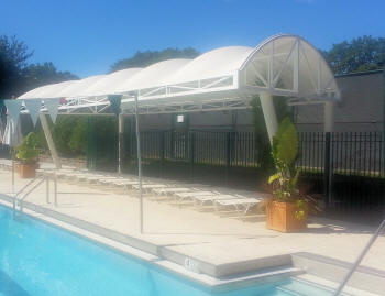 Poolside Shading Structure
