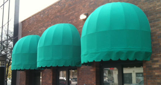 Bullnose Commercial Awning style