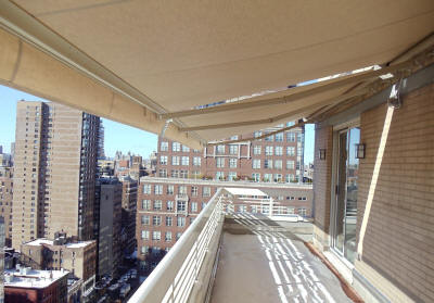Penthouse Awnings Overlooking NYC