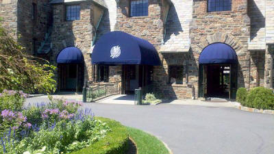 Entrance awnings for country club